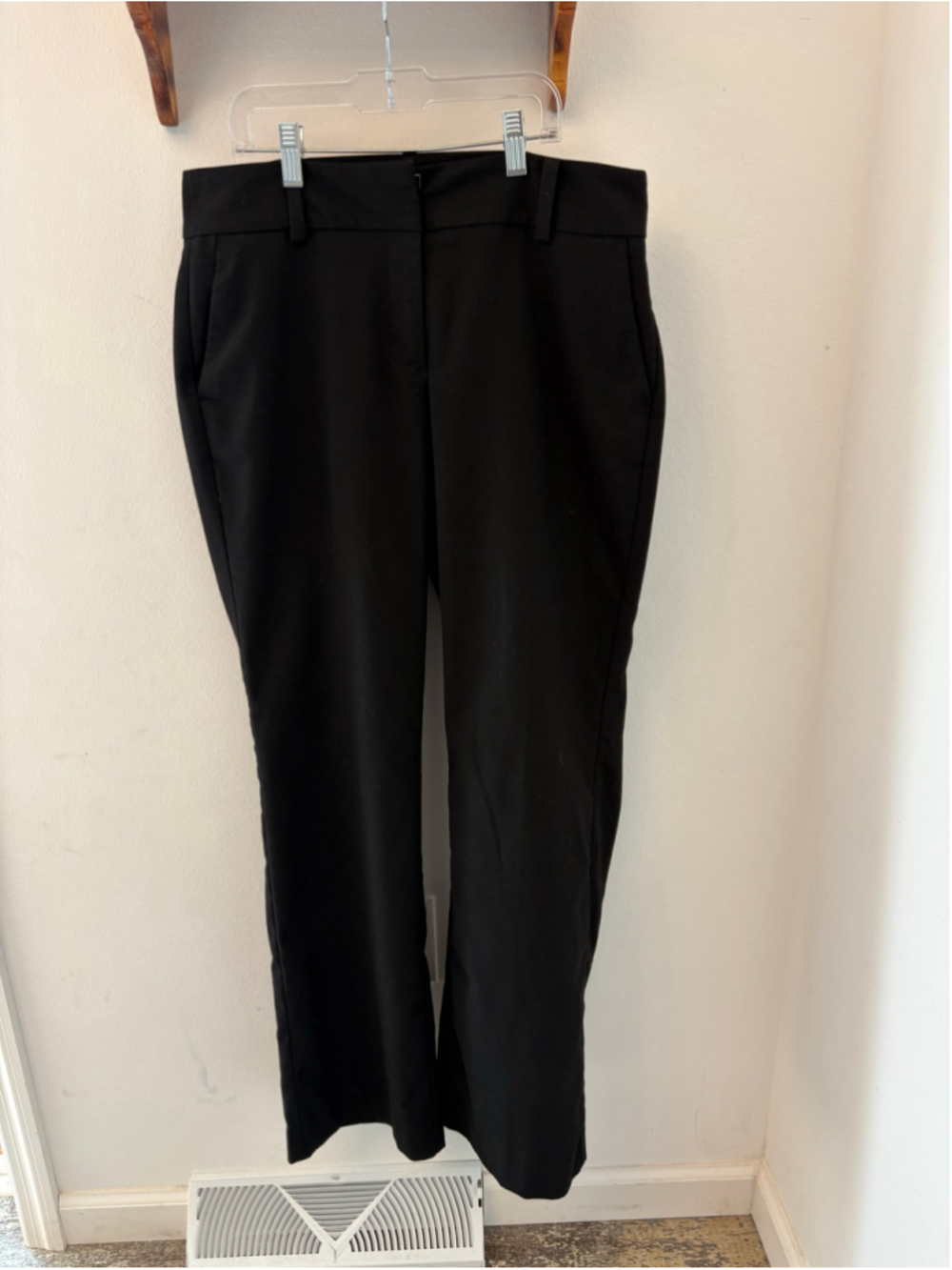 LOFT Outlet Curvy Trouser Pants Black Size 8